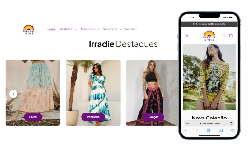 Irradie Store - E-commerce de Moda